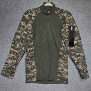 Massif Combat Shirt Camo Size XS Long‎ Sleeve NWT Pullover